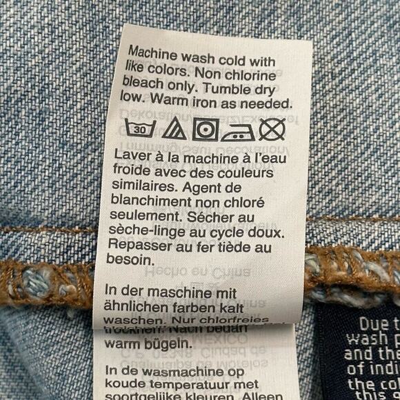 EUC | Madewell | Distressed Denim Skirt | Blue | Size 30 - Picture 7 of 12